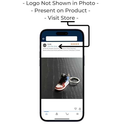 Image of CLA6 3D Sneaker Keychain | Miniature Shoe Keyring | Handcrafted And Hand-painted | Diverse Collection | Unisex