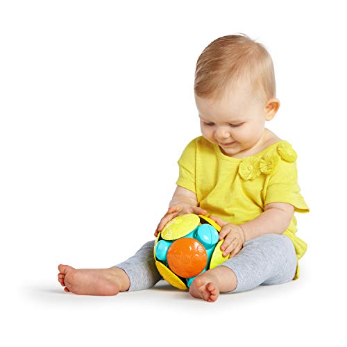 Bola de Engatinhar Wobble Bobble, Bright Starts, Amarelo/Verde/Azul/Vermelho