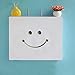 Price comparison product image LongTN WiFi Router Storage Boxes, Smiling Face Cable Power Plug Wire Storage Boxes TV set-top box shelf Router Storage Box Socket Containing Rack,Small