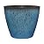 Classic Home and Garden Vogue Planter Pots w/Pottery Quality Finish - Modern Indoor & Outdoor Flower Pots - UV-Resistant Porch Planters - Decorative Pot for Flowers & Herbs (8” Indigo)