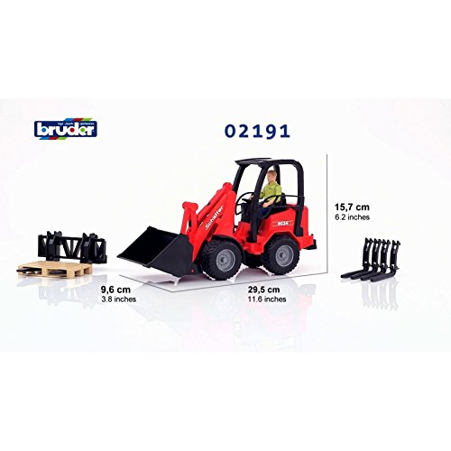 Chargeuse sur pneus Bruder 02191 Schäffer Hoflader agriculture