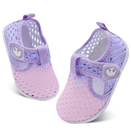 Image of FEETCITY Boys Girls Water Shoes Kids Aqua Socks Quick Dry Barefoot for Beach Swimming Pool