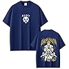Short Sleeve Girls' Round Neck Cotton Top Anime Gachiakuta Double-Sided Printed T-Shirt Student Fashion T-Shirt Men's and Women's Street Style XS-3XL-Black||xx_l #4
