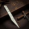 Handmade Kiridashi Knife – Precision Japanese Marking Tool – Damascus Steel Blade – Compact Craft & Carving Knife for Woodworking, Leatherwork, DIY & Artisan Use #4