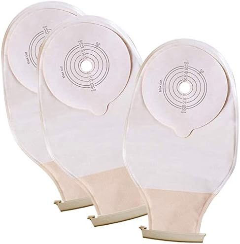 WANGPP Waterproof Colostomy Bag,Portable Ostomy Bags 30pcs Drain Pouches Drainable Colostomy Care Bag 10.12