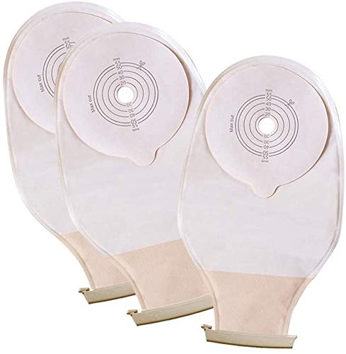 WANGPP Waterproof Colostomy Bag,Portable Ostomy Bags 30pcs Drain Pouches Drainable Colostomy Care Bag 10.12