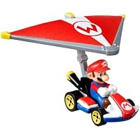 Hot Wheels Mario Kart Mario Standard Kart Super Glider Die Cast