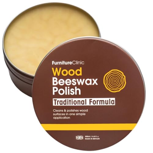 Furniture Clinic Pulimento de Cera de Abejas 200 ml para Muebles