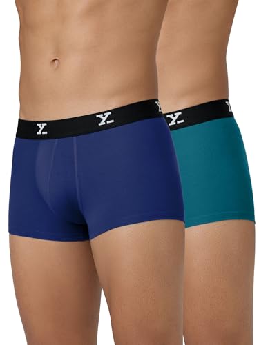 Image of XYXX Cloudsoft Micromodal Shuffle Trunks for Men, Pack of 2