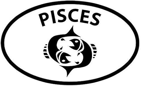 Pisces Horoscope - Sticker Graphic - Auto, Wall, Laptop, Cell, Truck Sticker for Windows, Cars, Trucks