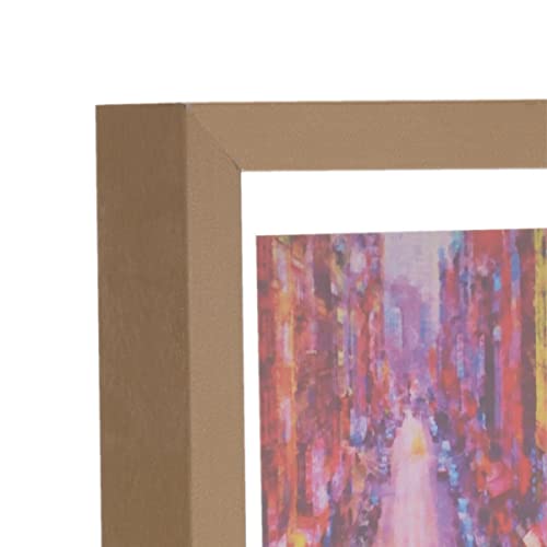 Mikasa Floating Portrait Frame, 7X9 Inch Frame To Display One 4X6 Photo, Champagne #TOP2