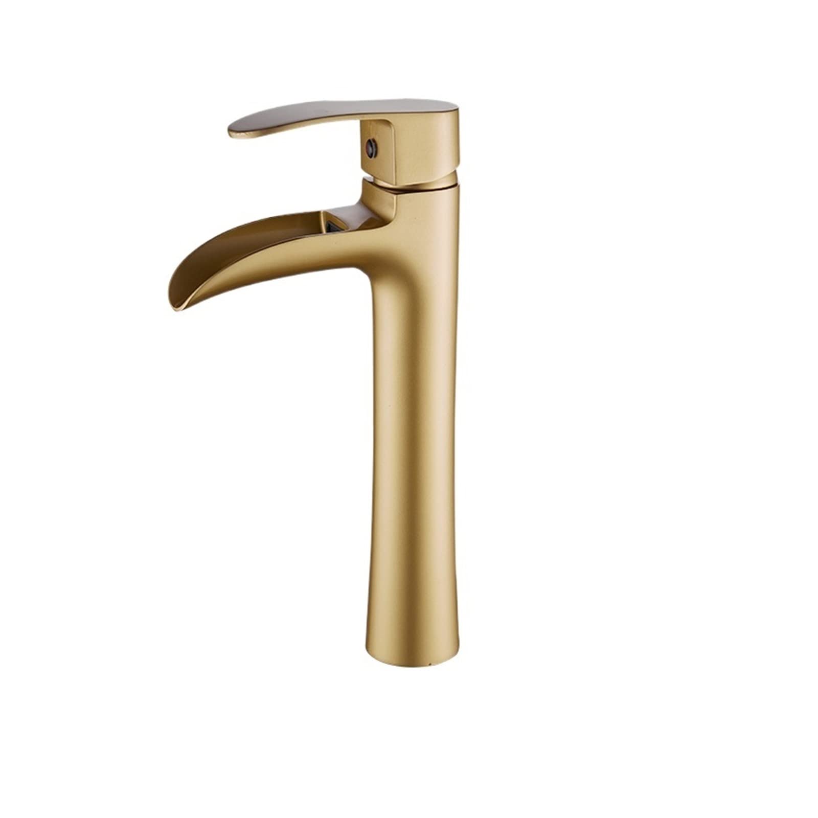 Robinet de lavabo Or Cascade avec mitigeur eau chaude et froide