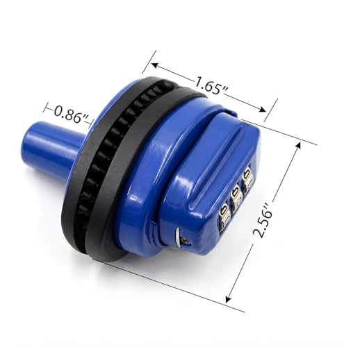Image of RioRand 3-Digit Combination Trigger Lock Resettable Gun Safety Lock with Rubber Pads Compatible with Pistols Handguns Rifles Shotguns