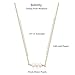 Befettly Womens 3 Mini Pearls Choker Necklace Handmade 14K Gold Fill Cute Elegant Simple Women Dainty Necklace CK2-3Pearls