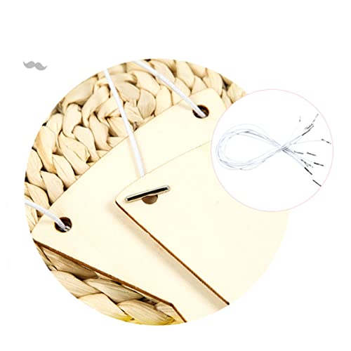 5pcs DIY Wooden Necktie for Father's Day Hand Painted Graffiti for Creative Educational Art Project Fun and Safe Painting Activity4