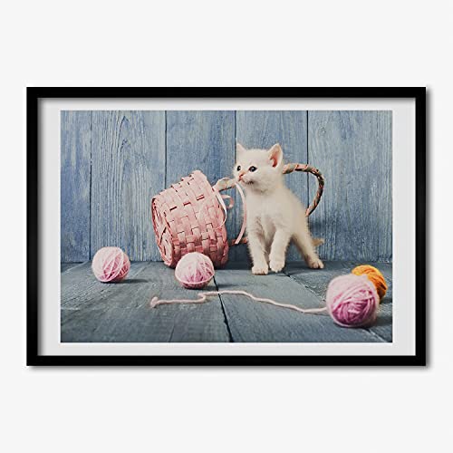 Cadre photo 70x50 cm Tulup blanc pour habiller un grand mur vide avec élégance