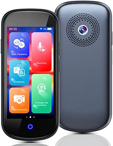 Language Translator Device Portable Handheld Voice Translation for 137 Languages and Accents, Support WiFi/Offline/Photo/Translation High Accuracy Instant Interpreter for Travel/Learning/Business