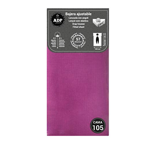 ADP Home - Bajera Ajustable (para Cama de 105 cm), Purpura
