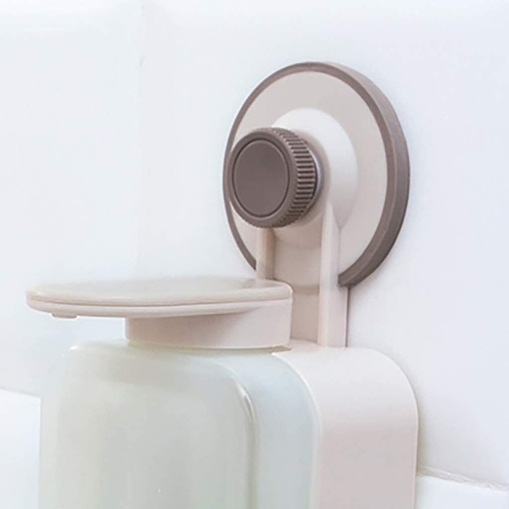 Dispenser di sapone in resina da parete per lavello della cucina e bagno, dispenser di sapone liquido ricaricabile con grande capacità (marrone)
