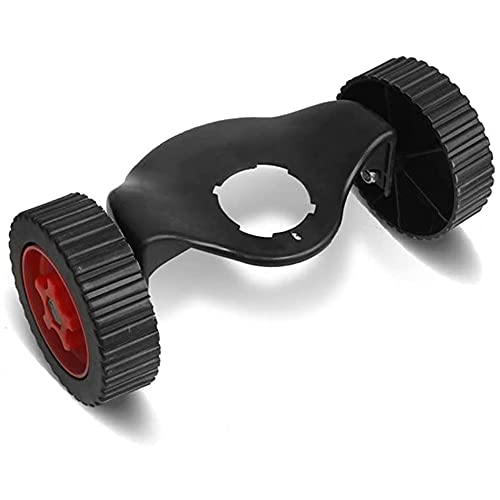 Desbrozadora eléctrica con batería y cargador, 21 V, desbrozadora eléctrica con 16 cuchillas, escalable 90-120 cm, para cortacésped de jardín, cortacésped, rueda