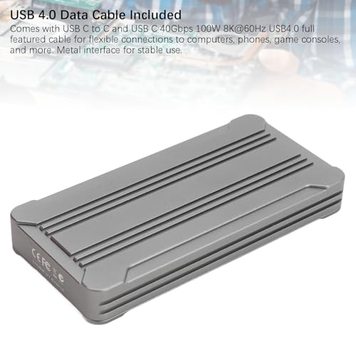 Caja externa ASHATA para SSD M.2 NVMe USB Tipo C miniatura 3