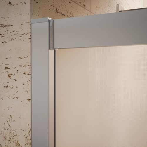 Box Doccia Nicchia 140Cm Apertura Scorrevole Vetro Temperato 6Mm Stampato Profili Cromati H185Cm Mod. Tonga - 6