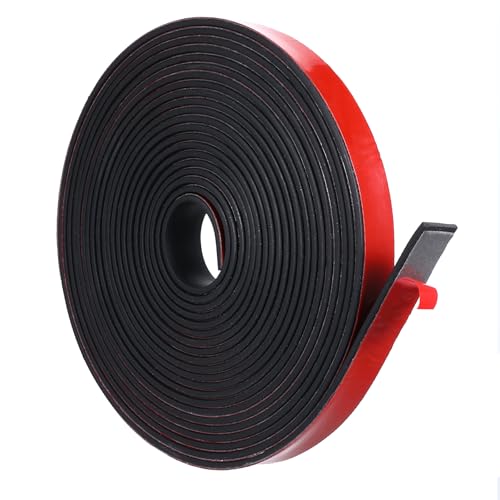Adhesive Rubber Seal Strips 1/2" x 177" for Gaskets & Crafts