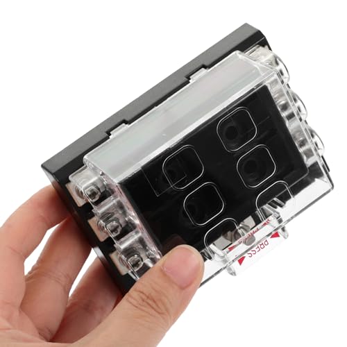 iplusmile Bloco De Fusíveis Automotivo Painel De Fusíveis De Caixa De Fusíveis De 6 Vias Para Motoci