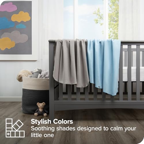 Bare Home 6 Pack Cotton Flannel Receiving Blanket Cream