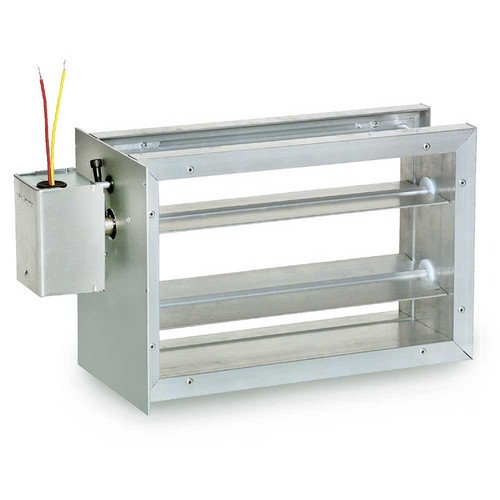 Honeywell ZD10X8 24 volt parallel blade zone damper for warm air or AC