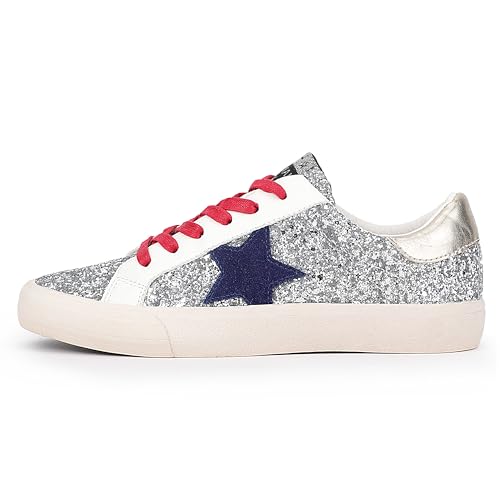 Image of VINTAGE HAVANA Grande Women's Fashion Sneakers | Star Tennis Shoes Womens | Low Top Slip On | Walking Comfortable Casual