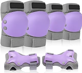 Knee Pads for Kids Knee and Elbow Pads Wrist Guards 3 in 1 Kids Protective Gear Set for Cycling Skating Skateboarding BMX Inline Roller Bike Scooter Outdoor Sports