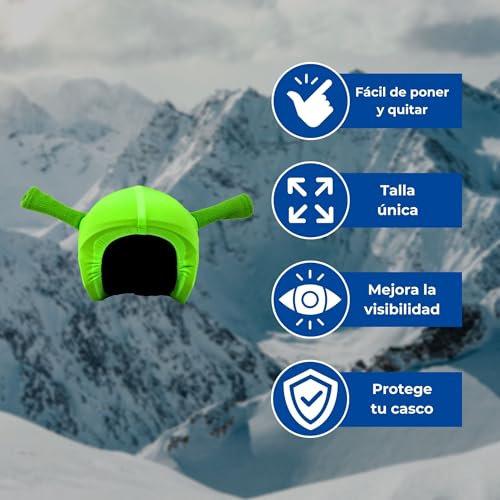 Funda para Casco Universal Ogro COOLCASC talla única de licra extensible para niños 3