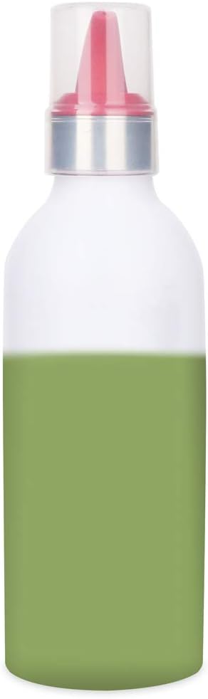 Condiment Squeeze Bottle Sauce Squeeze Squirt Bottle for Kitchen Plastic Syrup Container Food Dispenser for Oil Ketchup Griddle Hot Sauce Catsup Pancake Art 16 oz, Pack of 1