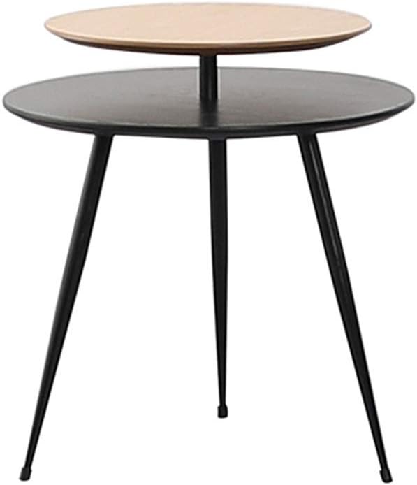 Side Table/End Table,2 Tier Small Square Table Living Room Sofa Corner Table Cabinet Corner Bedroom BedLiving Room Furniture