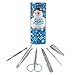 Frosty the Snowman Snowing Stainless Steel Manicure Pedicure Grooming Beauty Care Travel Kit