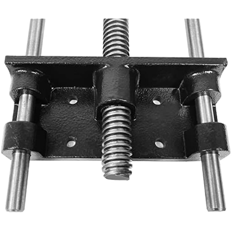 HFS(R) Woodworking Bench Vise, Heavy Duty Front Screw Vise for Workbench Chrome plating Leg Vise Hardware Woodworking (7IN)