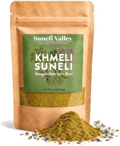 Suneli Valley Khmeli Suneli Georgian Spice Blend, 2.8 oz (80g) Resealable