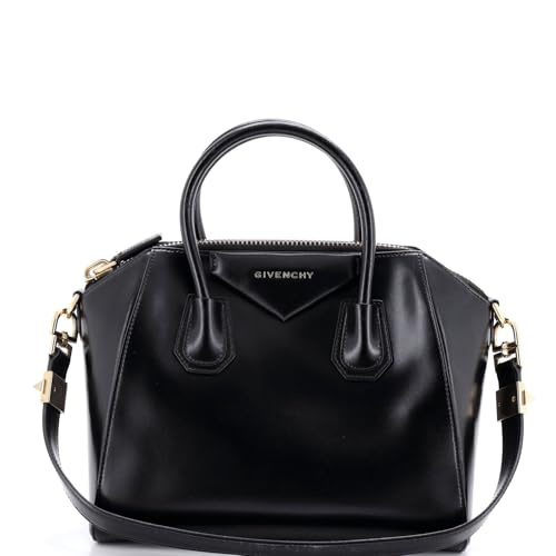 Givenchy, Pre-Loved Antigona Bag Glazed Leather Small, Black