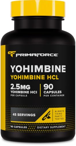 Primaforce Yohimbine Hcl 2.5 Mg 90 Veggie Caps