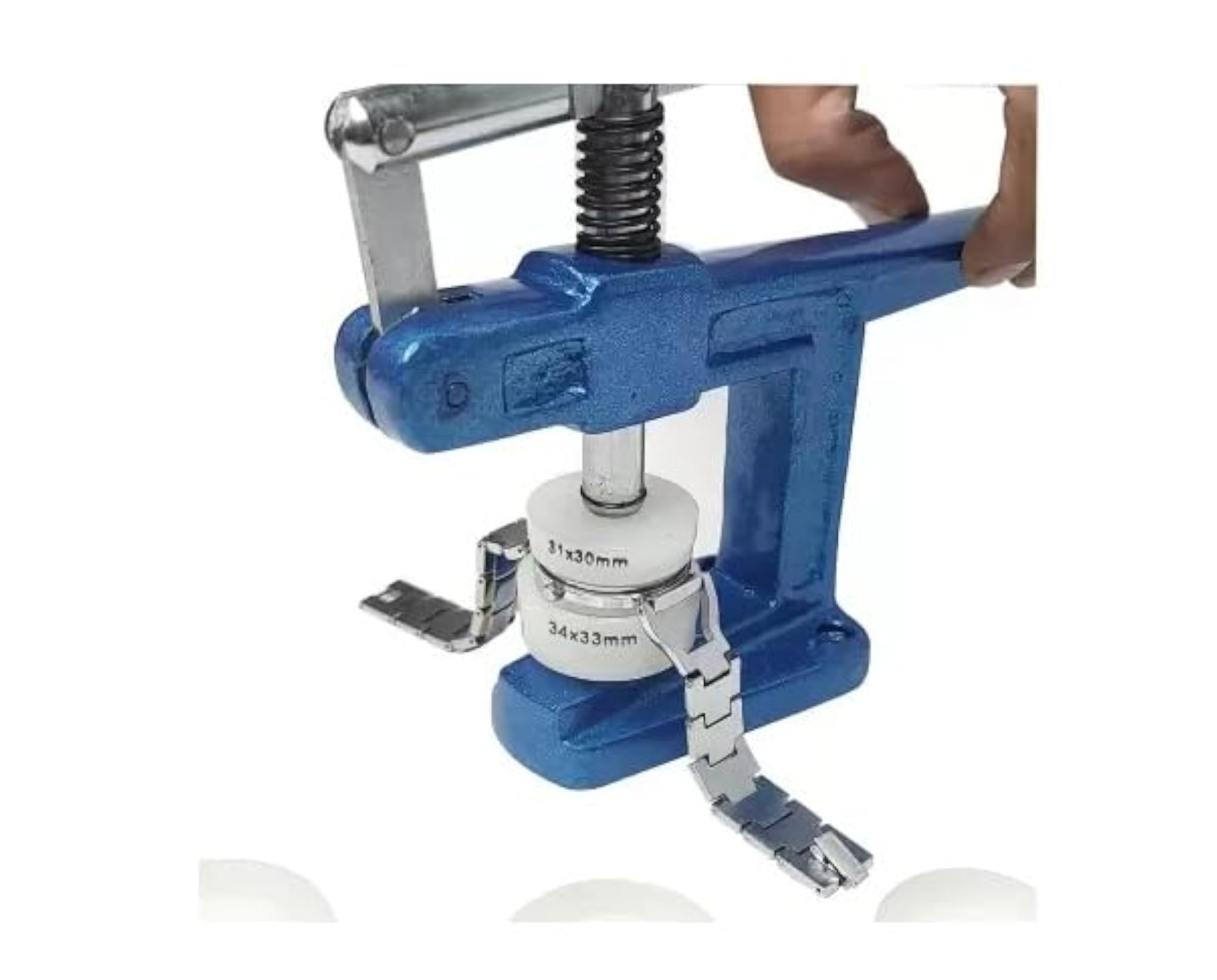 Glass Fitting Machine with 12 Nylon Dies for Watch Repair