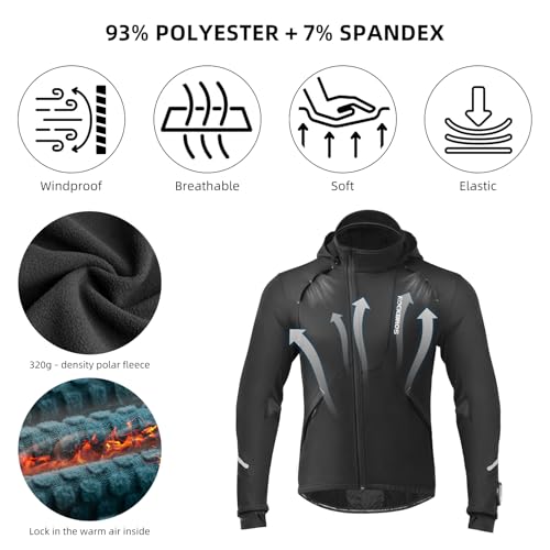 ROCKBROS Cycling Jacket Windproof Thermal