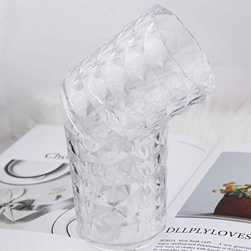 Organizador de Maquillaje acrílico para Guardar brochas de Maquillaje, lápices de Cejas, cosméticos, Tubos para brochas, Soporte para bolígrafos, Vitrina para Productos de Cuidado de la Piel.
