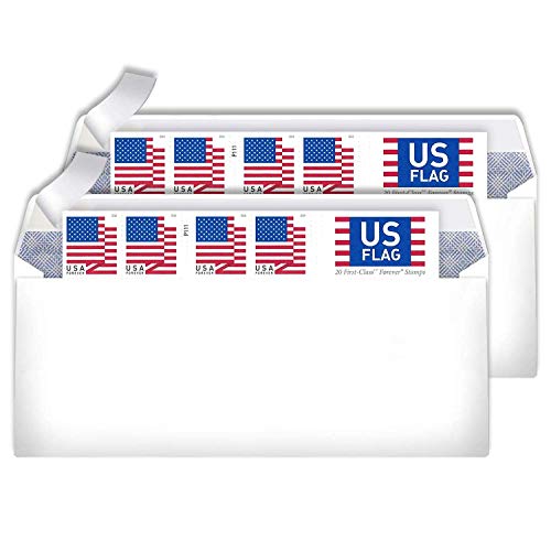 The News Stamps Business Envelope Additional 2018 Forever Postage Stamps (2 Sheet 40 Stamps)