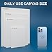 Artkey Canvases for Painting 8 x 10 Inch 10 - Pack, 5/8