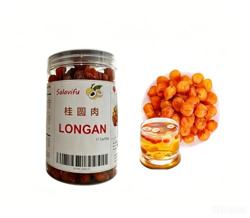Premium Dried Longan Fruit 500g (17.7oz) - 100% Natural Longan Fruit Meat, 桂圆肉, No Sugar Added, Unsweetened