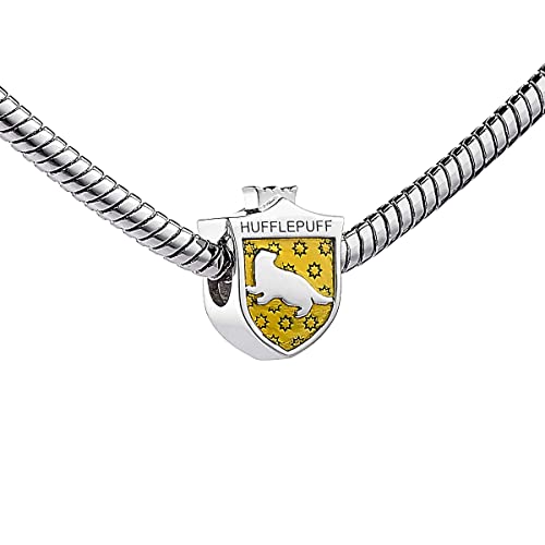 Charm Hufflepuff Harry Potter plata de ley cuenta separadora 2