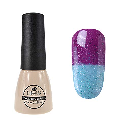 Elite99 Thermal Temperature Color Changing Gel Polish Soak Off UV LED Nail Polish Manicure Nail Art 7ml - 5728