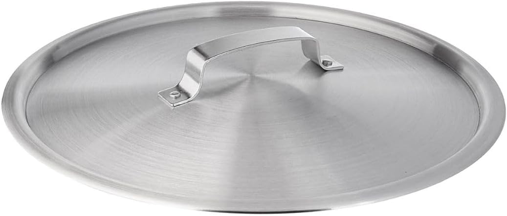 Soro Essentials- 10-3/8” Aluminum Fry Pan Dome Cover with Handle- Round Self-Basting Frying Pan Cover Durable Cookware Skillet Lid Cookware Pot Covers Replacement for Home Kitchen