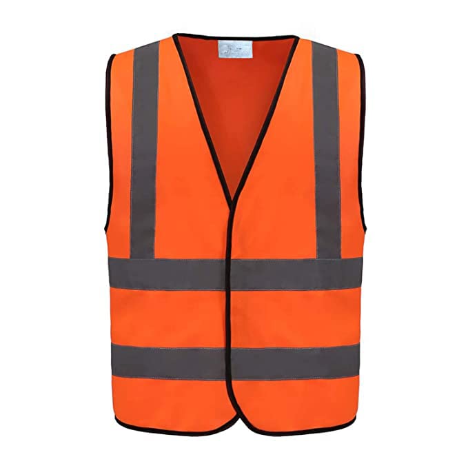 Rahul Professionals Mens Workwear Reflective High Visibility Safety Jacket Orange color (size M) (B0BZP8M1TK) Amazon Price History, Amazon Price Tracker